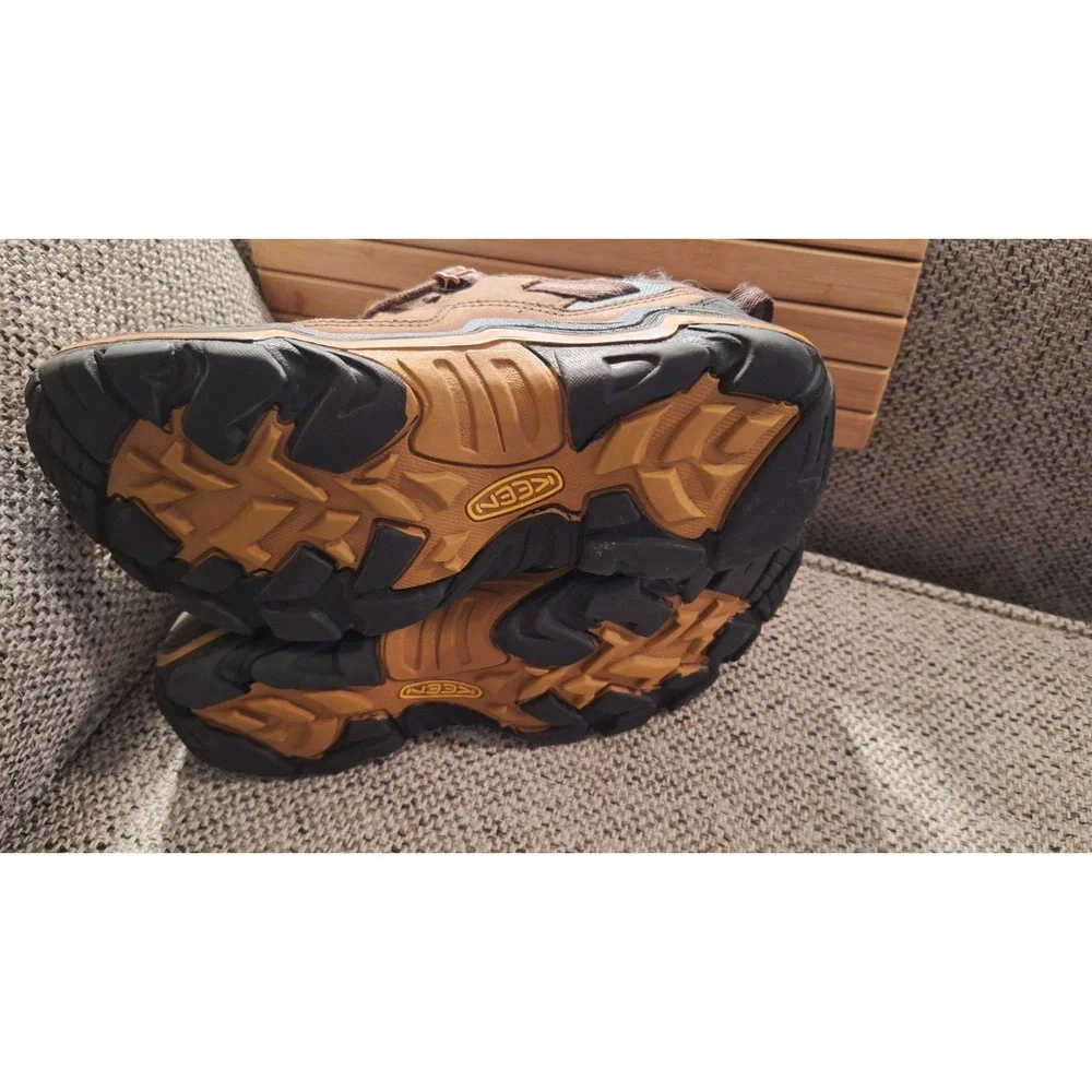 Keen Durand Low Hiking Shoes Boots Waterproof Men's Size 7 Brown Style 1011552